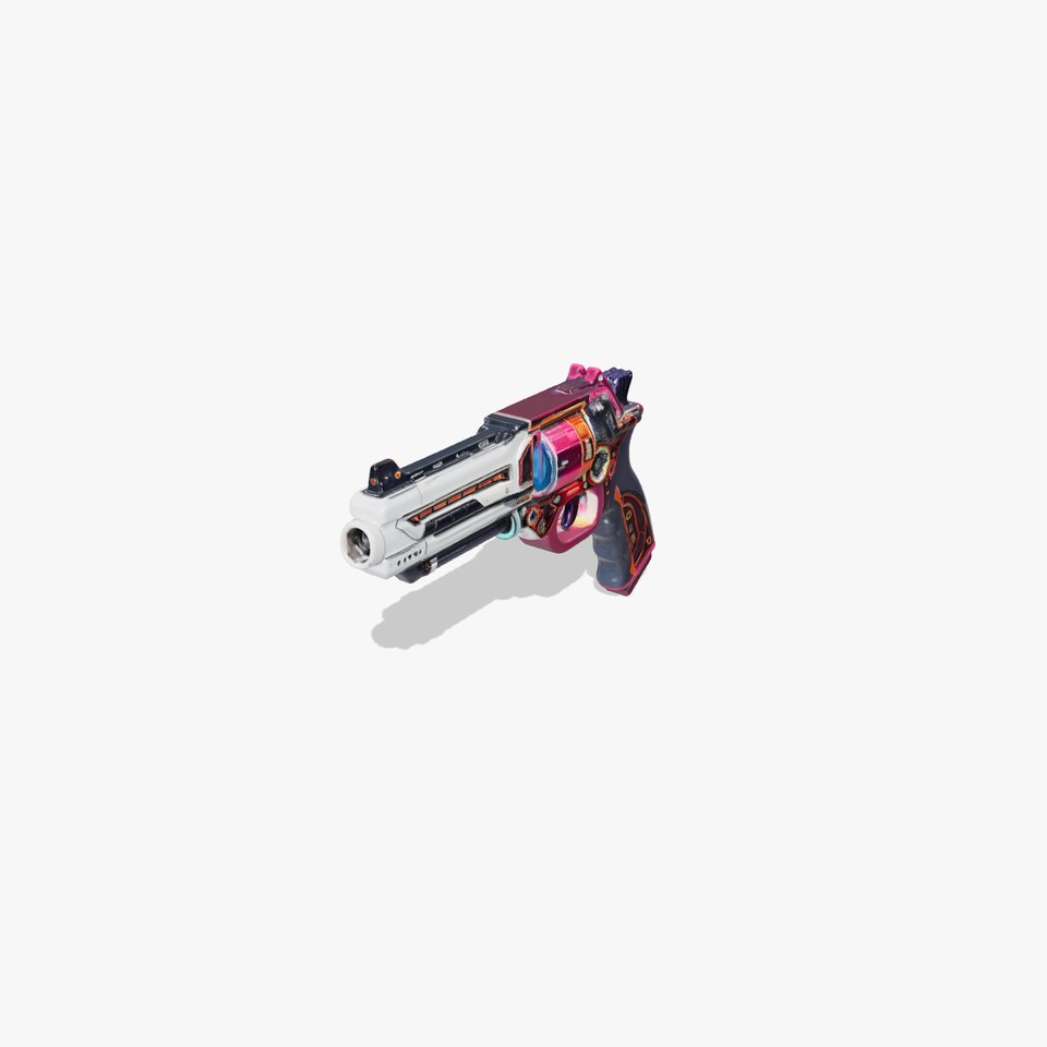 Futuristic Pistol model pack